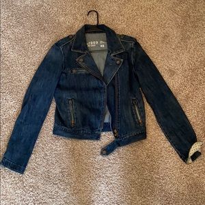Edgy denim jacket